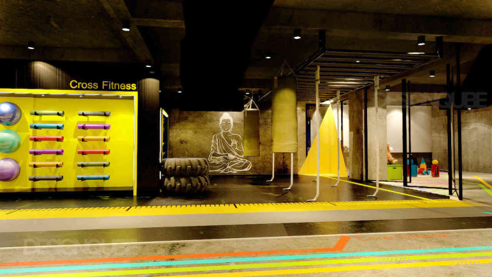 Gym Interiors at Adyar, chennai